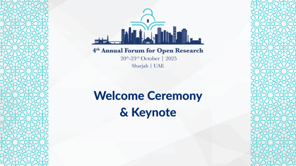 welcome ceremony and keynote